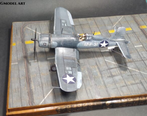 F4U-1 Corsair Birdcage VF-17 17-F-31 Tamiya 1:48 scale model