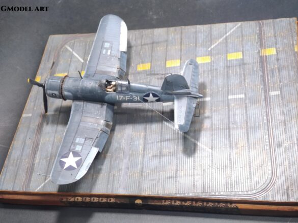F4U-1 Corsair Birdcage VF-17 17-F-31 Tamiya 1:48 scale model