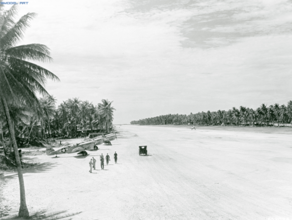 USAAF-Curtiss-P-40N-Warhawk-15FG45FS-landed-at-Baker-Island-Gilbert-Isls-11th-Sep-1943-NA1258