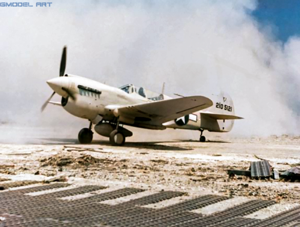 P-40N Warhawk 45th Fighter Squadron at Nanumea, 1943