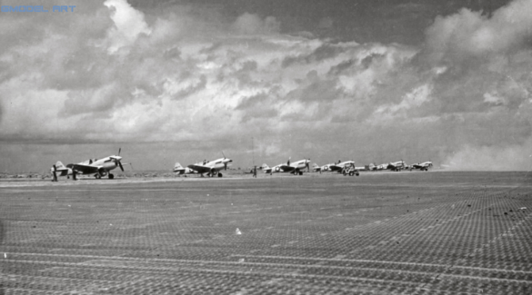 P-40N Warhawk 45th Fighter Squadron at Nanumea, 1943