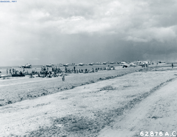 P-40N Warhawk 45th Fighter Squadron at Nanumea, 1943
