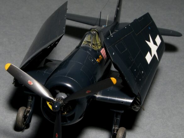 F6F-5 Hellcat “Minsi III” 1/48 – Hasegawa Build, Accurate Corrections & Folding Wings f6fg002
