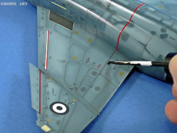 Hellenic Air Force F-4E Phantom II of 337 Squadron in Aegean Blue camouflage, 1995, 1:48 scale model by Hasegawa.