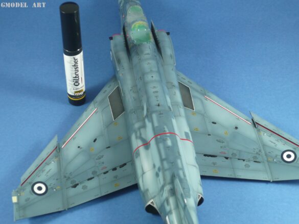 Hellenic Air Force F-4E Phantom II of 337 Squadron in Aegean Blue camouflage, 1995, 1:48 scale model by Hasegawa.