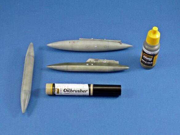 Hellenic Air Force F-4E Phantom II of 337 Squadron in Aegean Blue camouflage, 1995, 1:48 scale model by Hasegawa.