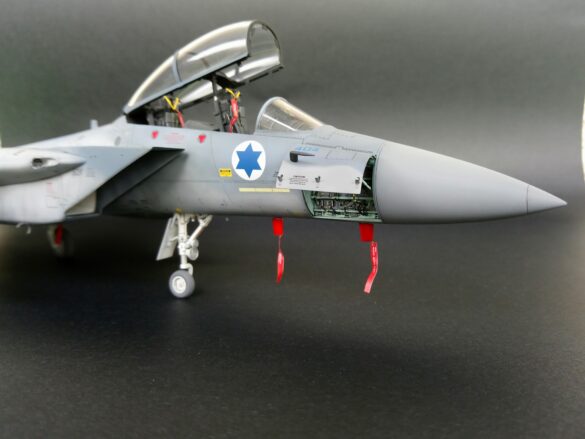 F-15B Baz Cockpit and Aires Ejection Seats Cockpit detail of the Israeli F-15B Baz scale model with Aires ejection seats