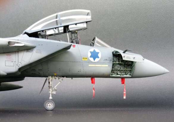F-15B Baz Cockpit and Aires Ejection Seats Cockpit detail of the Israeli F-15B Baz scale model with Aires ejection seats