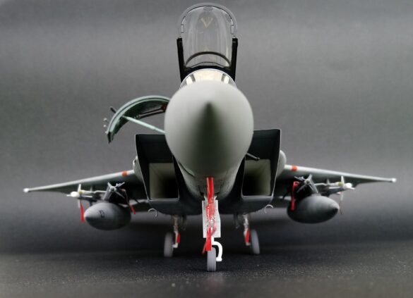 F-15B Baz Twin Tail Squadron Scale Model Cockpit detail of the Israeli F-15B Baz scale model with Aires ejection seats
