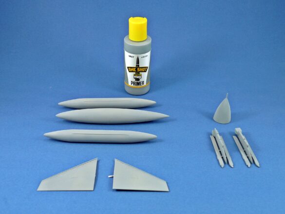 Hellenic Air Force F-4E Phantom II of 337 Squadron in Aegean Blue camouflage, 1995, 1:48 scale model by Hasegawa.