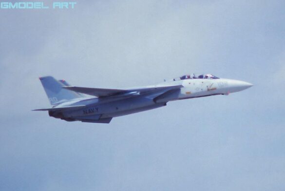 F-14 Tomcat displaying an experimental Ferris-inspired camouflage pattern