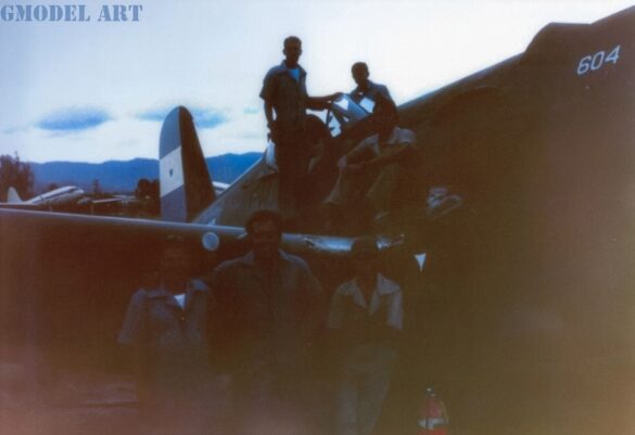Vought F4U Corsair illustrating the Glossy Sea Blue ANA 623 finish used as a modelling reference