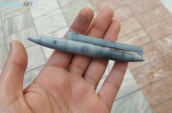 Mirage 2000EGM underside weathering and fuel stains