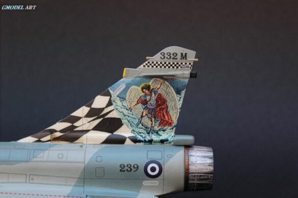 Greek Mirage 2000EGM 332 Squadron blue grey camouflage 1/48 model