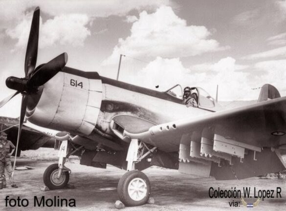 Lower fuselage exhaust detail of a Vought F4U Corsair for scale-modelling reference