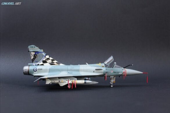 Greek Mirage 2000EGM 332 Squadron blue grey camouflage 1/48 model