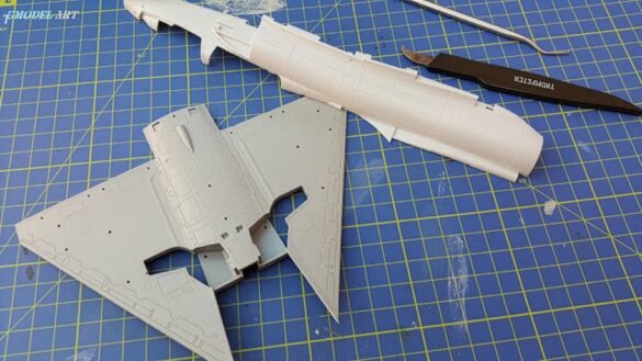 Mirage 2000EGM underside weathering and fuel stains