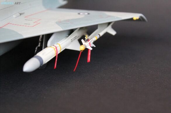HAF Mirage 2000EGM AM-39 Exocet missiles scale model
