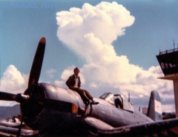 Vought F4U Corsair illustrating the Glossy Sea Blue ANA 623 finish used as a modelling reference