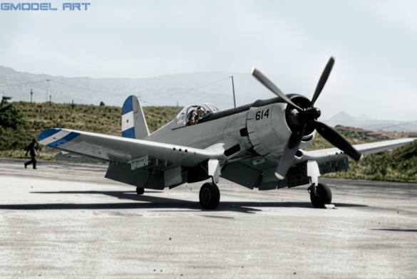 Honduran F4U Corsair of the Fuerza Aérea Hondureña during the era of the 1969 Football War