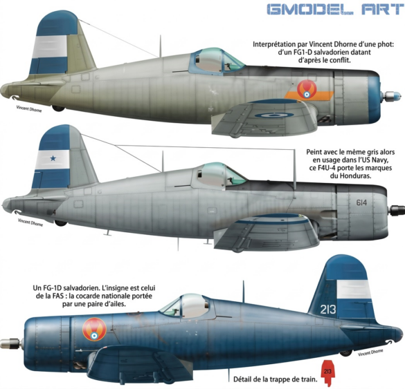 Honduran F4U-4 Corsair FAH-614, BuNo 96995, associated with a reported grey finish in 1969