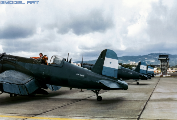 Vought F4U Corsair illustrating the Glossy Sea Blue ANA 623 finish used as a modelling reference