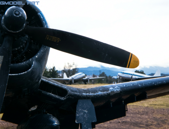 Honduran F4U-4 Corsair FAH-614, BuNo 96995, associated with a reported grey finish in 1969