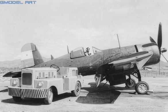 Honduran F4U Corsair of the Fuerza Aérea Hondureña during the era of the 1969 Football War