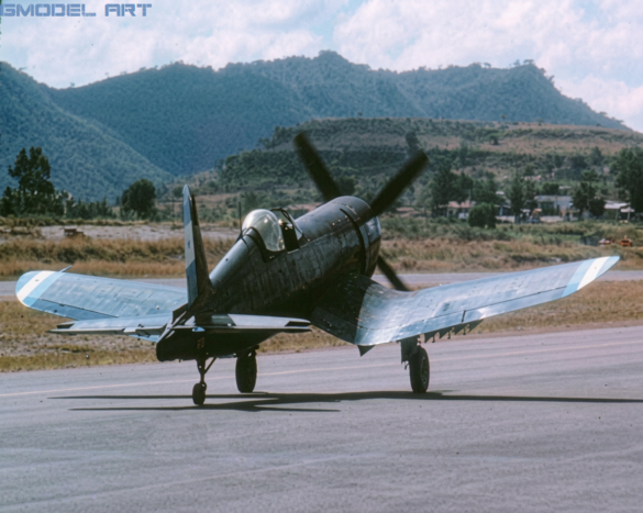 Vought F4U Corsair illustrating the Glossy Sea Blue ANA 623 finish used as a modelling reference