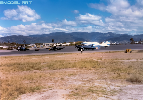 Vought F4U Corsair illustrating the Glossy Sea Blue ANA 623 finish used as a modelling reference