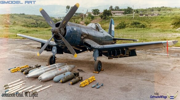 Honduran F4U Corsair of the Fuerza Aérea Hondureña during the era of the 1969 Football War