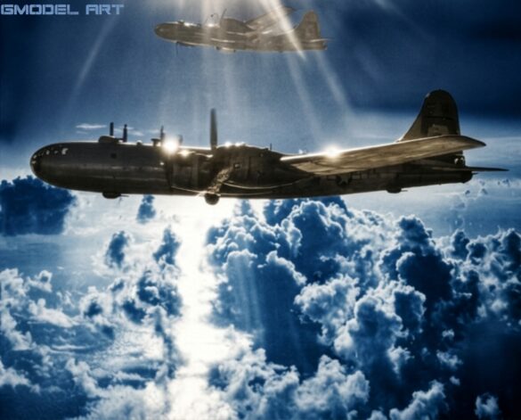 Firefly RESTORE AND CLEAN THIS ORIGINAL WORLD WAR II BLACK AND WHITE PHOTOGRAPH OF A BOEING 341566