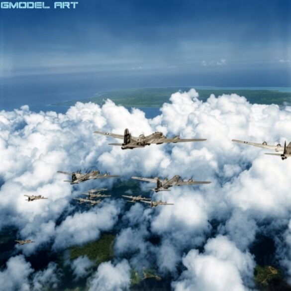 Firefly RESTORE AND CLEAN THIS ORIGINAL WORLD WAR II BLACK AND WHITE PHOTOGRAPH OF A BOEING 507825