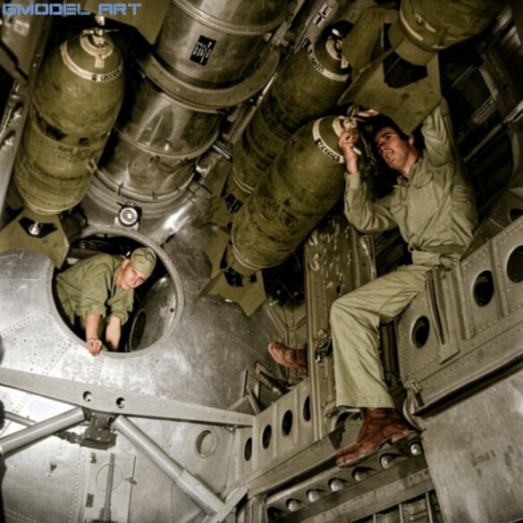 Firefly RESTORE AND CLEAN THIS ORIGINAL WORLD WAR II BLACK AND WHITE PHOTOGRAPH OF A BOEING 539305