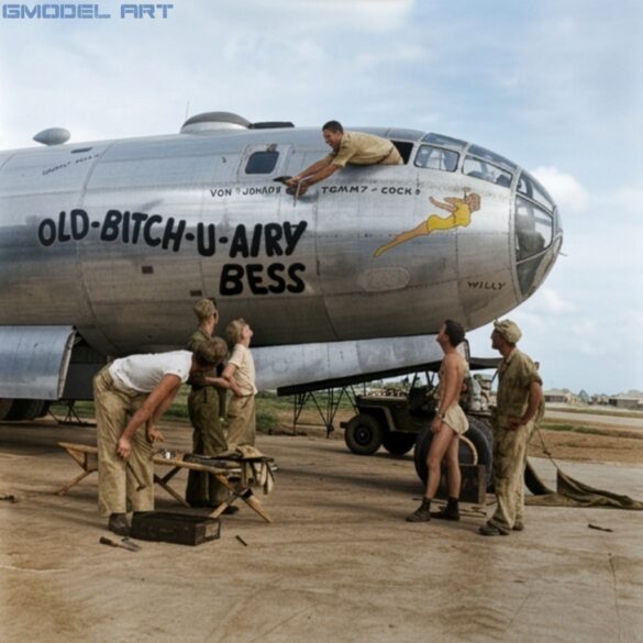 Firefly RESTORE AND CLEAN THIS ORIGINAL WORLD WAR II BLACK AND WHITE PHOTOGRAPH OF A BOEING 558054
