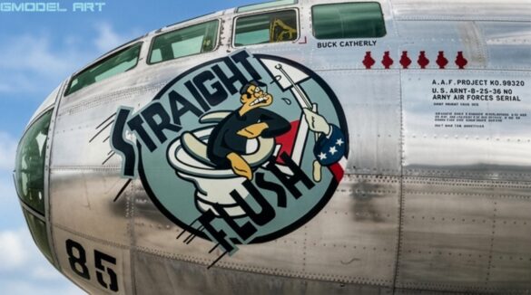 Firefly COLORIZE THIS RESTORED ORIGINAL WORLD WAR II BLACK AND WHITE PHOTOGRAPH OF A BOEING B 282538