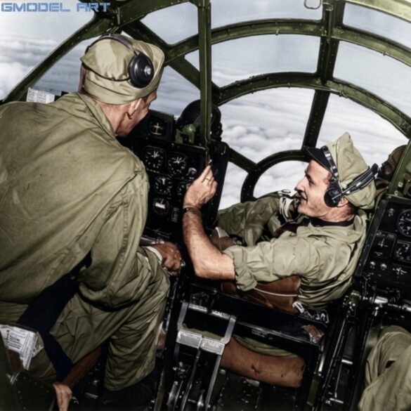 Firefly COLORIZE THIS RESTORED ORIGINAL WORLD WAR II BLACK AND WHITE PHOTOGRAPH OF A BOEING B 337815