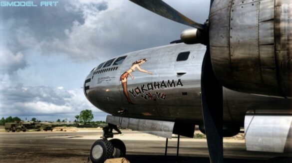 Firefly COLORIZE THIS RESTORED ORIGINAL WORLD WAR II BLACK AND WHITE PHOTOGRAPH OF A BOEING B 362229