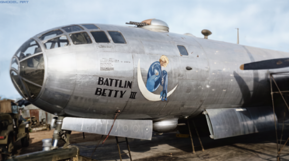 Firefly COLORIZE THIS RESTORED ORIGINAL WORLD WAR II BLACK AND WHITE PHOTOGRAPH OF A BOEING B 442122