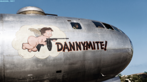 Firefly COLORIZE THIS RESTORED ORIGINAL WORLD WAR II BLACK AND WHITE PHOTOGRAPH OF A BOEING B 535495