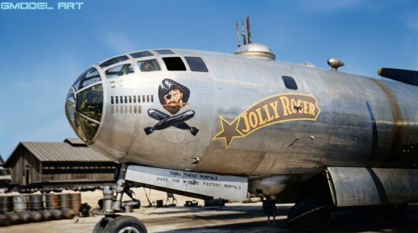 Firefly COLORIZE THIS RESTORED ORIGINAL WORLD WAR II BLACK AND WHITE PHOTOGRAPH OF A BOEING B 697171