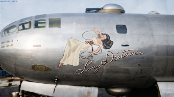 Firefly COLORIZE THIS RESTORED ORIGINAL WORLD WAR II BLACK AND WHITE PHOTOGRAPH OF A BOEING B 748472