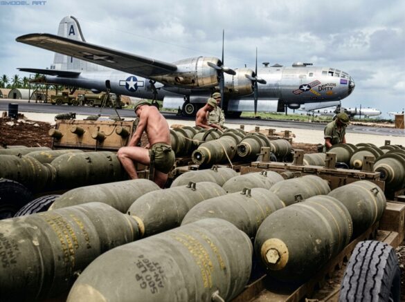 Firefly COLORIZE THIS RESTORED ORIGINAL WORLD WAR II BLACK AND WHITE PHOTOGRAPH OF A BOEING B 776166