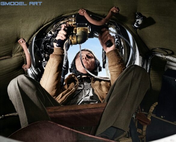Firefly COLORIZE THIS RESTORED ORIGINAL WORLD WAR II BLACK AND WHITE PHOTOGRAPH OF A BOEING B 790917
