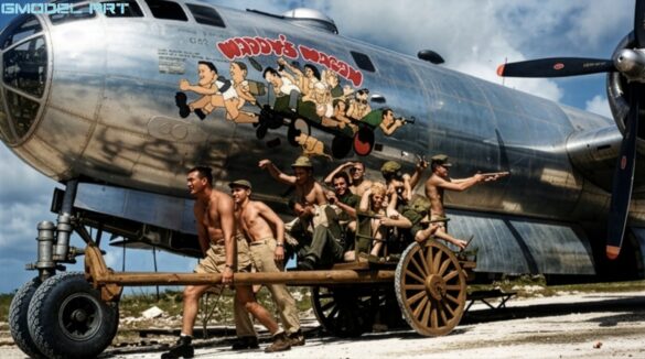 Firefly COLORIZE THIS RESTORED ORIGINAL WORLD WAR II BLACK AND WHITE PHOTOGRAPH OF A BOEING B 850440