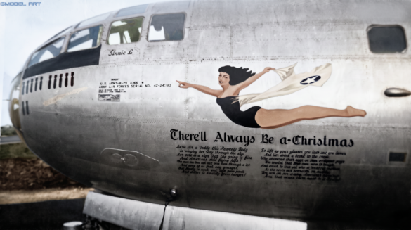 Firefly COLORIZE THIS RESTORED ORIGINAL WORLD WAR II BLACK AND WHITE PHOTOGRAPH OF A BOEING B 909620