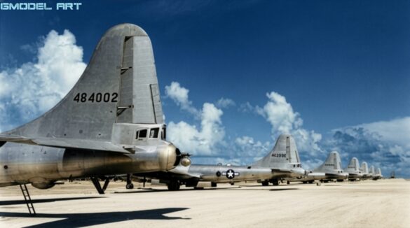 Firefly COLORIZE THIS RESTORED ORIGINAL WORLD WAR II BLACK AND WHITE PHOTOGRAPH OF A BOEING B 917018