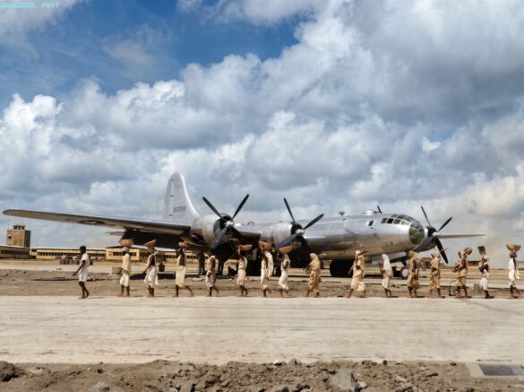 Firefly COLORIZE THIS RESTORED ORIGINAL WORLD WAR II BLACK AND WHITE PHOTOGRAPH OF A BOEING B 928047