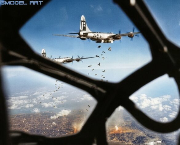 Firefly COLORIZE THIS RESTORED ORIGINAL WORLD WAR II BLACK AND WHITE PHOTOGRAPH OF A BOEING B 977498