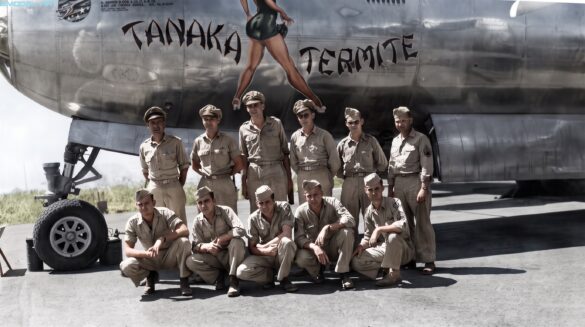 Firefly COLORIZE THIS RESTORED ORIGINAL WORLD WAR II BLACK AND WHITE PHOTOGRAPH OF A BOEING B 984306